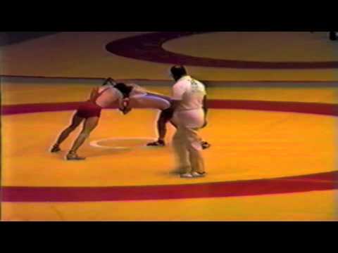 1987 Senior World Championships: 57 kg Rolf Monchau (FRG) vs. Yong-Il Kong (KOR)