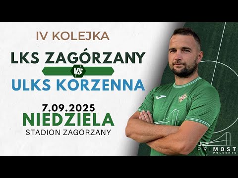 LKS Zagórzany 🆚 ULKS Korzenna (1 połowa)