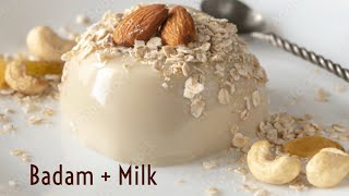 Quick And Easy Pudding Recipe | Homemade Pudding Recipe | Badam  Pudding Recipe . Less ingredients