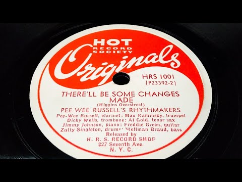 最初期 赤白 HRS 1001 Pee Wee Russell's Rhythmakers  There'll Be Some Changes Made - James P. Johnson  他