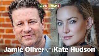 Jamie Oliver in conversation with Kate Hudson at Live Talks Los Angeles