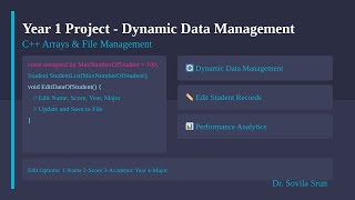 Project Year 1 - Dynamic Data Management
