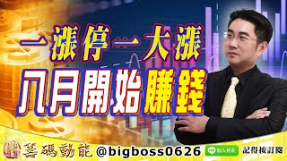 【大戶羅盤籌碼動能】 #謝宗霖 0802，一漲停一大漲 八月開始賺錢 (圖)