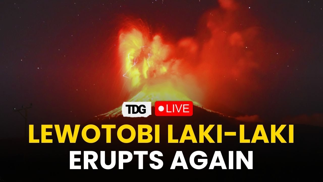 Indonesia's Lewotobi Laki-Laki Volcano Reaches Maximum Alert Level, Triggering Mass Evacuation on Flores