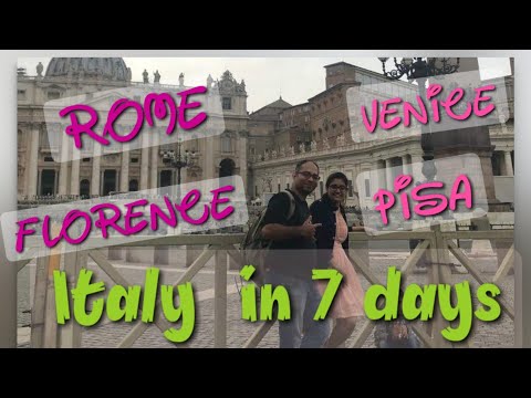 Rome Florence Pisa Venice and Milan in 7 days with Family Travel guide