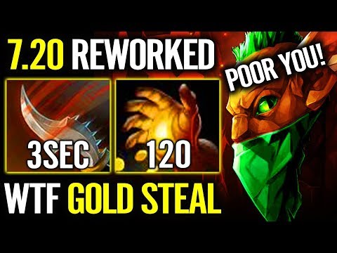 ARTEEZY 1000% IMBA GOLD STEAL New EPIC Bounty Hunter 7.20 META Fun Dota 2 Gameplay + EG Stack