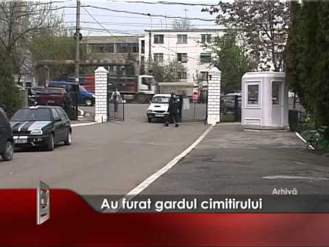 Au furat gardul cimitirului