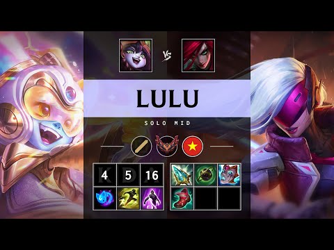 Lulu Mid vs Katarina - VN Grandmaster Patch 25.07