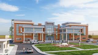 🏥 HARI OM HOSPITAL | 100 Bedded Modern Hospital Design Animation | 3D 