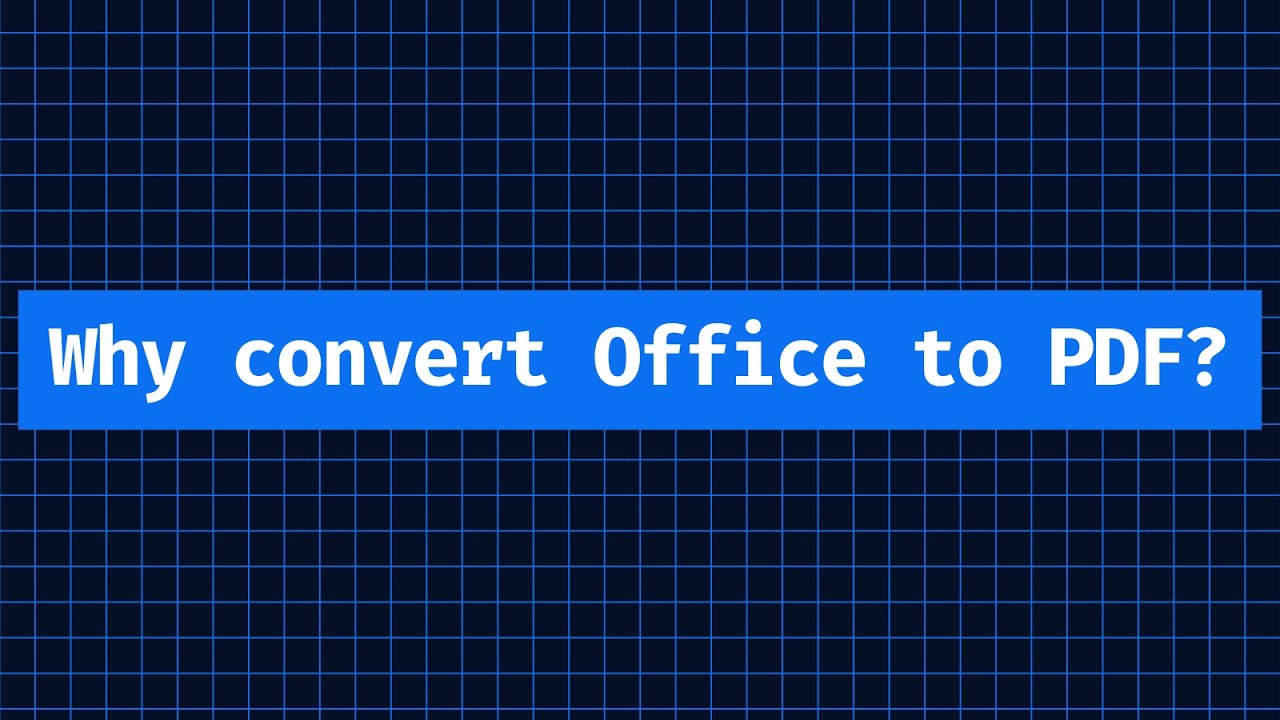 3 Reasons to Convert Office Files to PDF