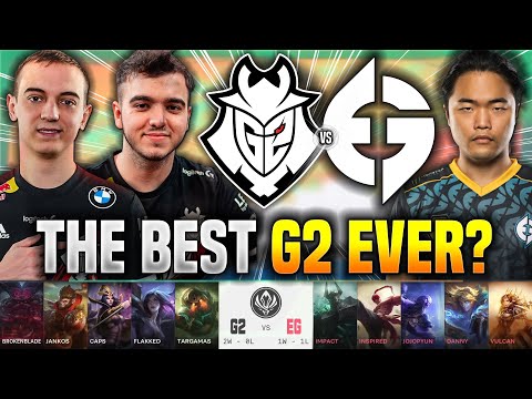 THE BEST G2 EVER?! - G2 vs EG MSI 2022 RUMBLE STAGE DAY 2