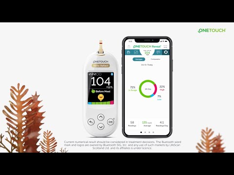The OneTouch Verio Reflect™ meter and OneTouch Reveal® Mobile App