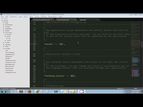 Create Multi Language Website In PHP Using Laravel Framework
