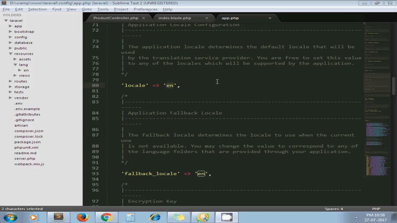 Create Multi Language Website In PHP Using Laravel Framework
