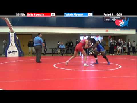 58 KG R1 - Katie Germain (King) vs. Tarkyia Mensah (Wayland Baptist)