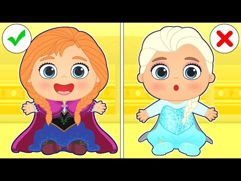 BABY ALEX AND LILY 🦌❄ Dress up like the Ice Princess and his Boyfriend | Cartoons for Children