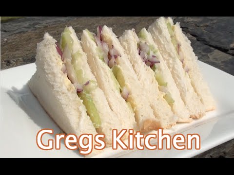 RED ONION CELERY SANDWICH - FINGER FOOD RECIPE - Greg's Kitchen