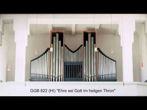 GGB 822 (HI) "Ehre sei Gott im heilgen Thron