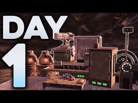 Duo Claiming an Insane Lava Rathole Day 1! - ARK PvP (Ft. GB7x)