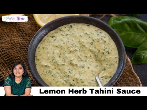 Cava Copycat Lemon Herb Tahini Sauce Recipe