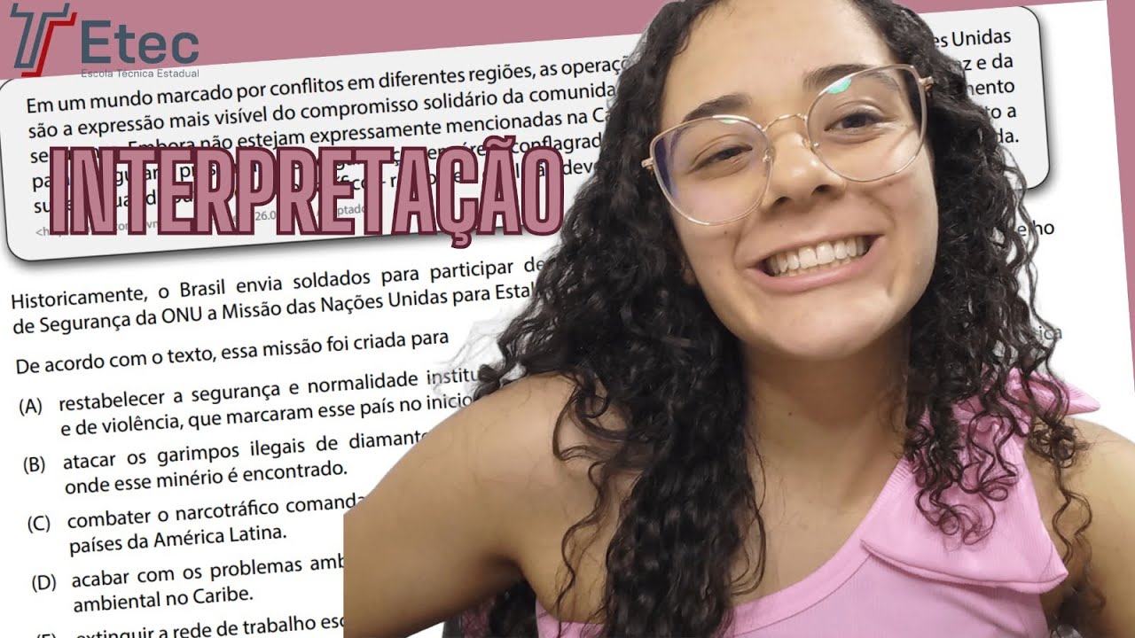 Português OBRIGATÓRIO para ETEC: técnicas de interpretação - Acerte mais da metade da prova