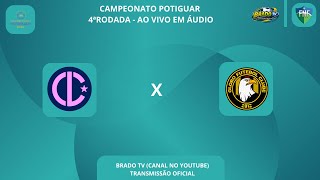 AO VIVO EM ÁUDIO - LAGUNA X GLOBO FC | CAMPEONATO POTIGUAR | 4ª RODADA