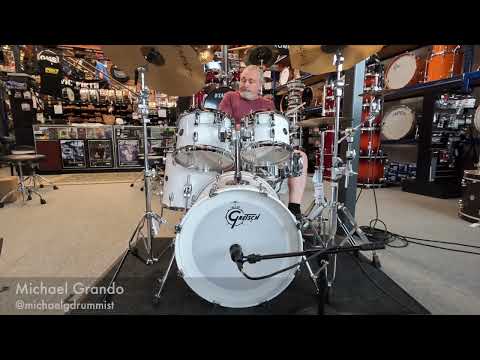Gretsch Renown 4pc Drum Kit in Piano White