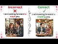 ❌avoid these common grammar mistakes and speak english fluently ✅