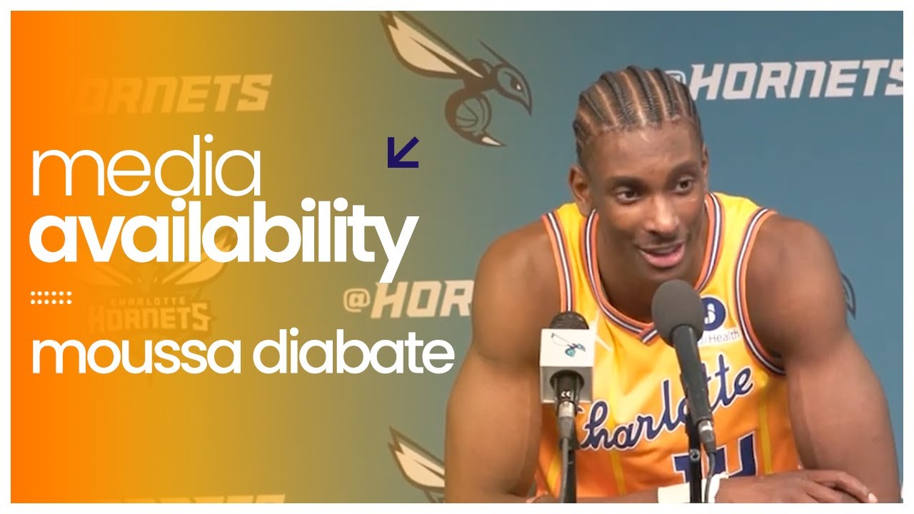 Hornets vs Wizards: Moussa Diabate Postgame Media Availability | 1/24/2026