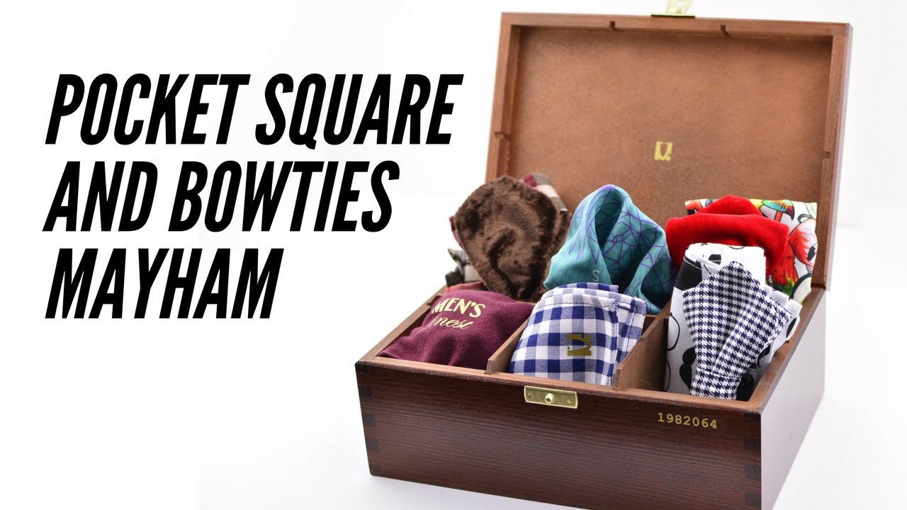 Lots of Bow Ties and Pocket Squares in one Box. Self Tie Bow Tie. Mens Bow Ties