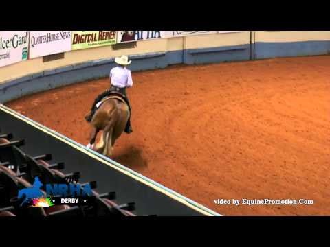 Gunned It ridden by Marcy Ver Meer - 2014 NRHA Derby(Open Derby 1st Go)