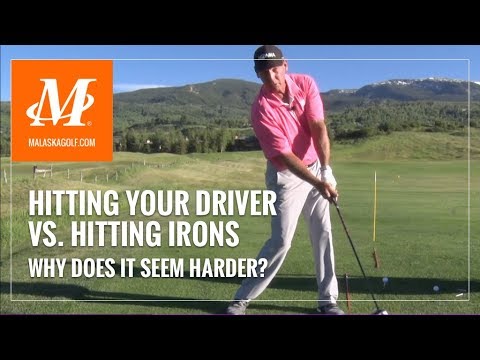 Malaska Golf // Hitting Driver vs. Hitting Irons - Learn how to go from one to the other.