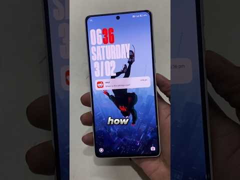Change MIUI Lockscreen Clock ➡️ HyperOS Clock #android #lockscreen #clock #shorts #foryou