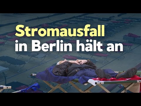 Berlin: Zehntausende weiter ohne Strom – 97-Jährige auf Feldbett in Turnhalle untergebracht