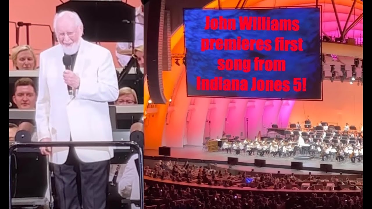 John Williams premieres Helenaâ€™s theme from Indiana Jones 5 at the Hollywood Bowl - YouTube