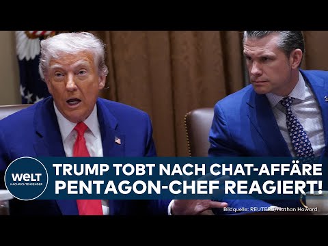USA: Chat-Affäre im Pentagon! Trump tobt! Hegseth weist Vorwürfe über Angriffe im Jemen zurück