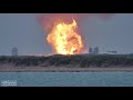 [SLO MO 4K] Massive explosion of a SpaceX Starship Prototype (SN4) at Boca Chica Texas thumbnail 1