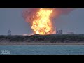[SLO MO 4K] Massive explosion of a SpaceX Starship Prototype (SN4) at Boca Chica Texas