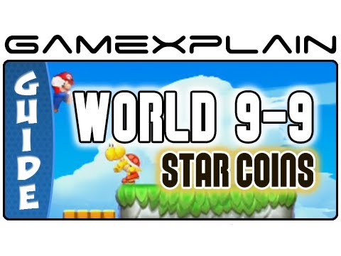 New Super Mario Bros. U - Superstar Road-9 Follow That Shell Star Coins Guide & Walkthrough