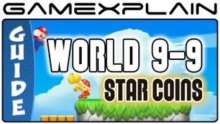 New Super Mario Bros. U - Superstar Road-9 Follow That Shell Star Coins Guide & Walkthrough