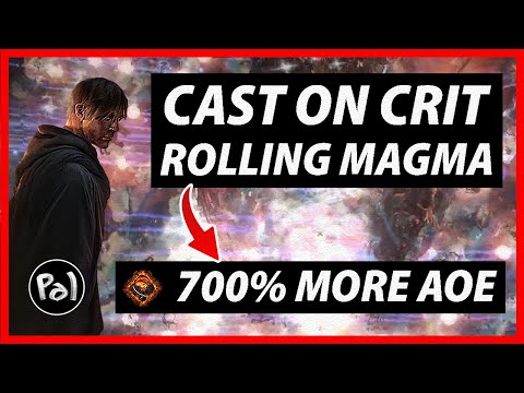 Cast on Crit Rolling Magma Saboteur - Massive AoE, Full 3.21 Build Guide | Path of Exile, Crucible