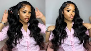 New pre-Everything 13X4 Front Wig |Bleached Knots + Pre-cut Lace + Plucked Hairline |ft. UNice Hair