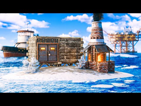 10,000 Hour Solo Survives Force Wipe On A Snowy Island – Rust