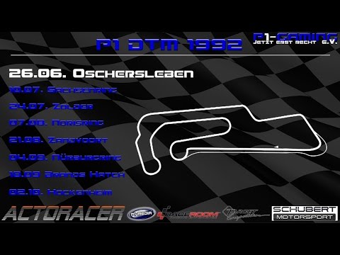 P1DTM92 powered by Raceroom Rennen 1& 2 - Oschersleben