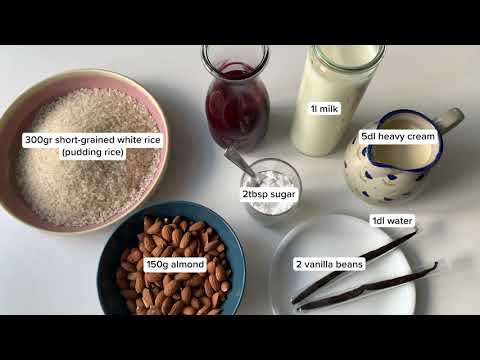 Traditional Danish Risalamande recipe