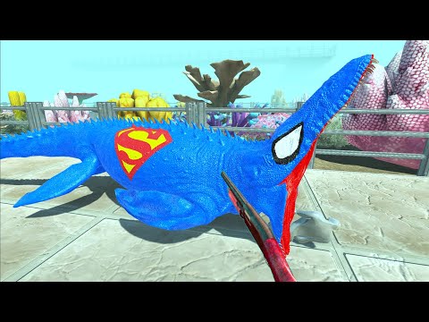 DEADLY SWIM WITH EVERY WEAPON FPS PERSPECTIVE - Animal Revolt Battle Simulator