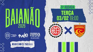 ATLÉTICO 1 X 2 JUAZEIRENSE | PARTIDA COMPLETA | #BaianãoNaTVE - 03/02/2026