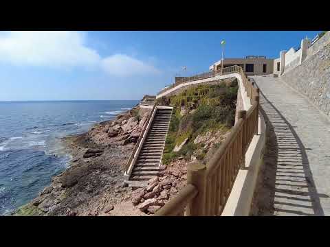 Breathtaking Views. Cabo Roig Cala Capitan Beach Walking Trail  | Walking Tour Orihuela Costa 2022