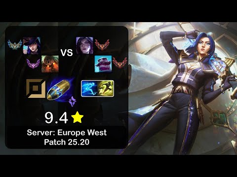 Caitlyn ADC + Nautilus vs Kai'Sa + Braum - EUW Challenger - Patch 25.20