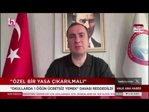 Genel Başkanımız Kadem Özbay`ın okullarda öğrencilere bir öğün ücretsiz yemek verilmesi ile ilgili açıklamaları Halk Tv`de haberleştirildi. 28/03/2024 | EĞİTİM İŞ